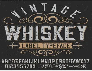 Vintage Whiskey font