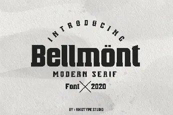 BellmÃ¶nt Modern Serif Typeface font