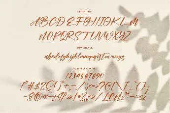 Dita & Rusta font