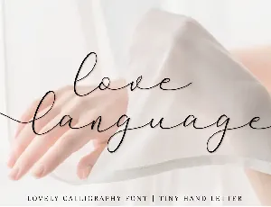 Love Language font