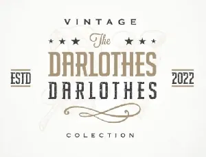 Darlothes Grunge font