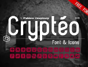 crypteo font