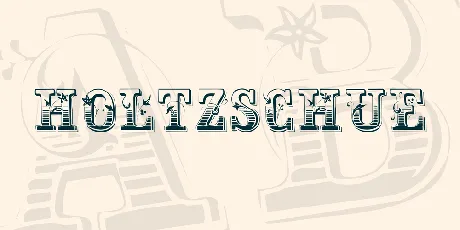 Holtzschue font