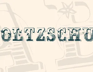 Holtzschue font