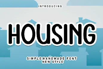 Housing Display font