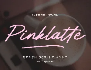 Pinklatte font