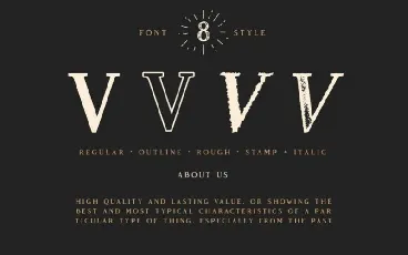 Vendeur Vintage Serif font