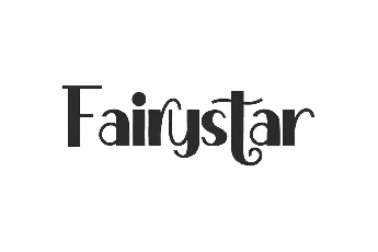 Fairystar Demo font