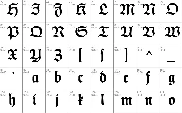 Humboldt Fraktur font