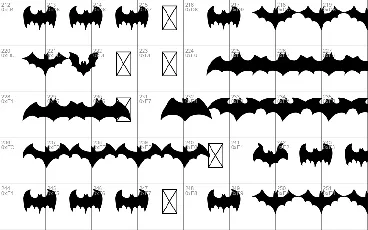 Scary Bat font