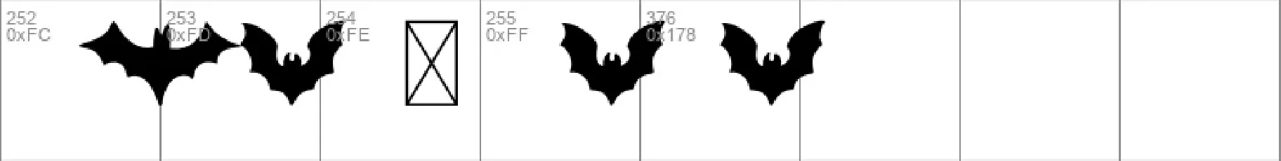 Scary Bat font