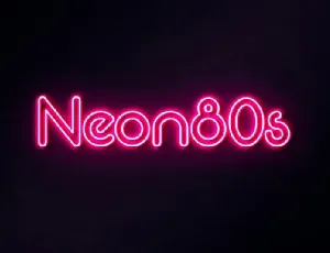 Neon 80s Sans Serif font