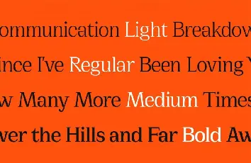 Cirka Typeface font