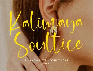 Kalimaya Soultice font