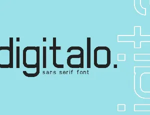 Digitalo font