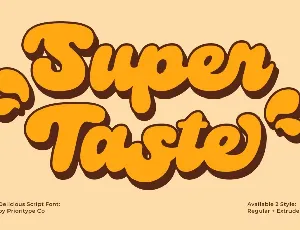 Super Taste DEMO font