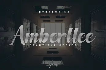 Amberllee Modern Script Typeface font