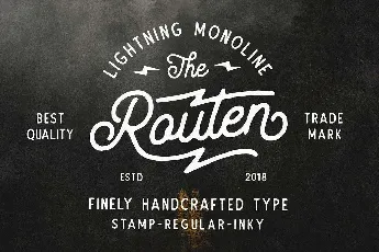 Routen font