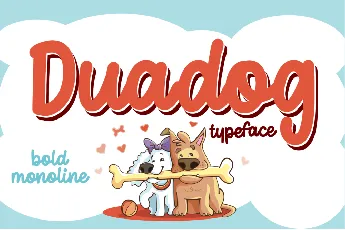 Duadog font