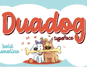 Duadog font