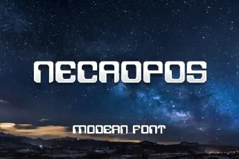 Necropos font