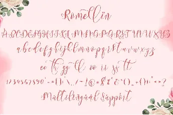 Romellin font