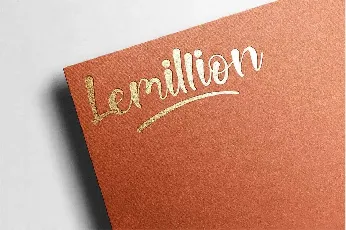 Lemillion font