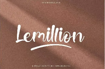 Lemillion font