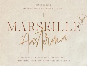 Marseille & Amsterdam Duo font