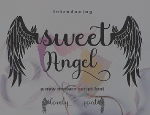 Sweet Angel font