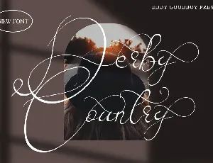 Derby Country font