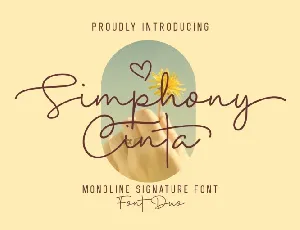 Simphony Cinta font