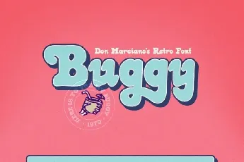 Buggy Display font