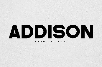 Addison font