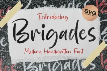 Brigades font