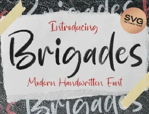 Brigades font