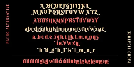 Pacho DEMO font