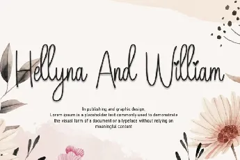 Wedding Package Handwritten font