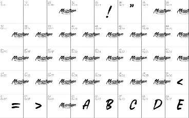 BLACK MONDAY font