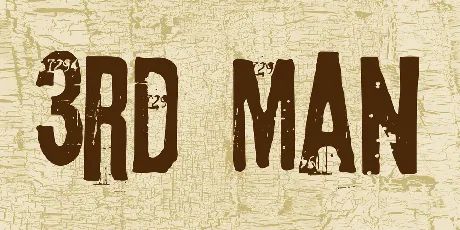 3rd Man font