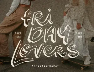 Friday Lovers font