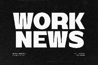 Work News font