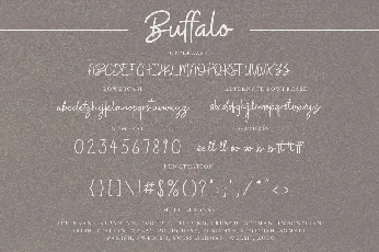 Buffalo font