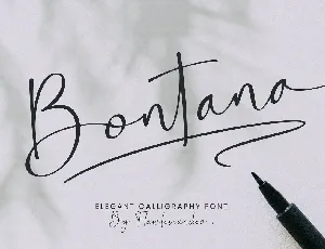 Bontana font
