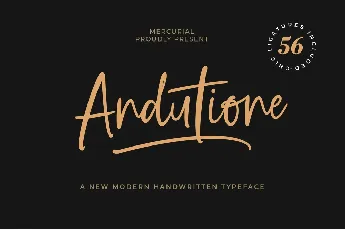 Andutione font