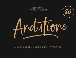 Andutione font