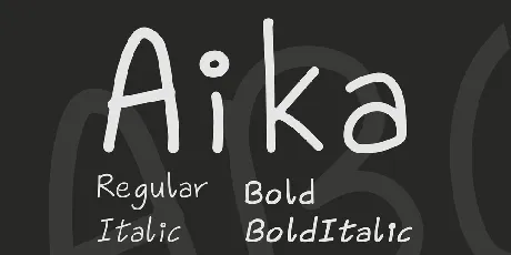 Aika font