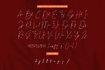 Signature Austine font