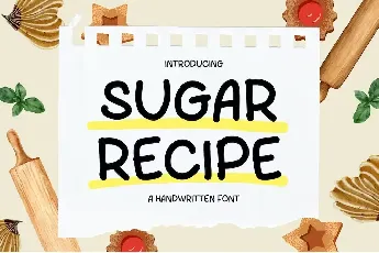 Sugar Recipe font