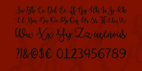 October Moon font